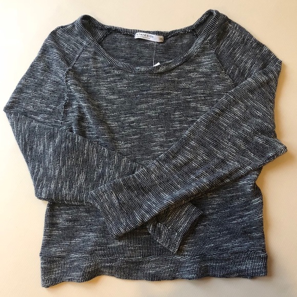 Stateside Long Sleeve Knit Tee Shirt Top - Picture 3 of 3
